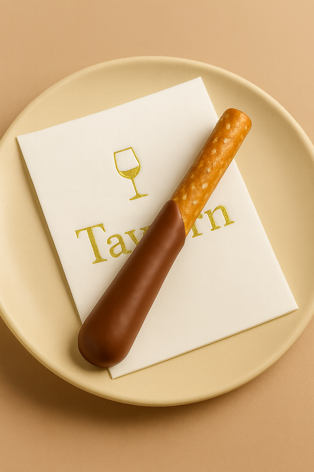 Hand-Dipped Milk Chocolate Pretzel Rods