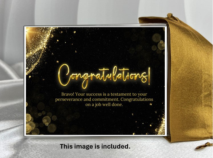 Congratulations Chocolate Gift - 12 pc