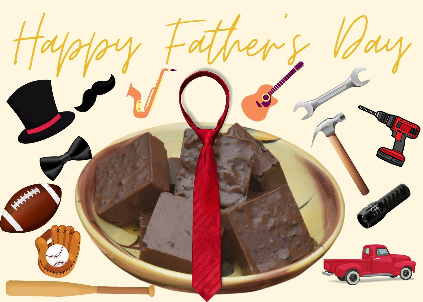 Happy Father's Day Chocolate Gift - 12 pc