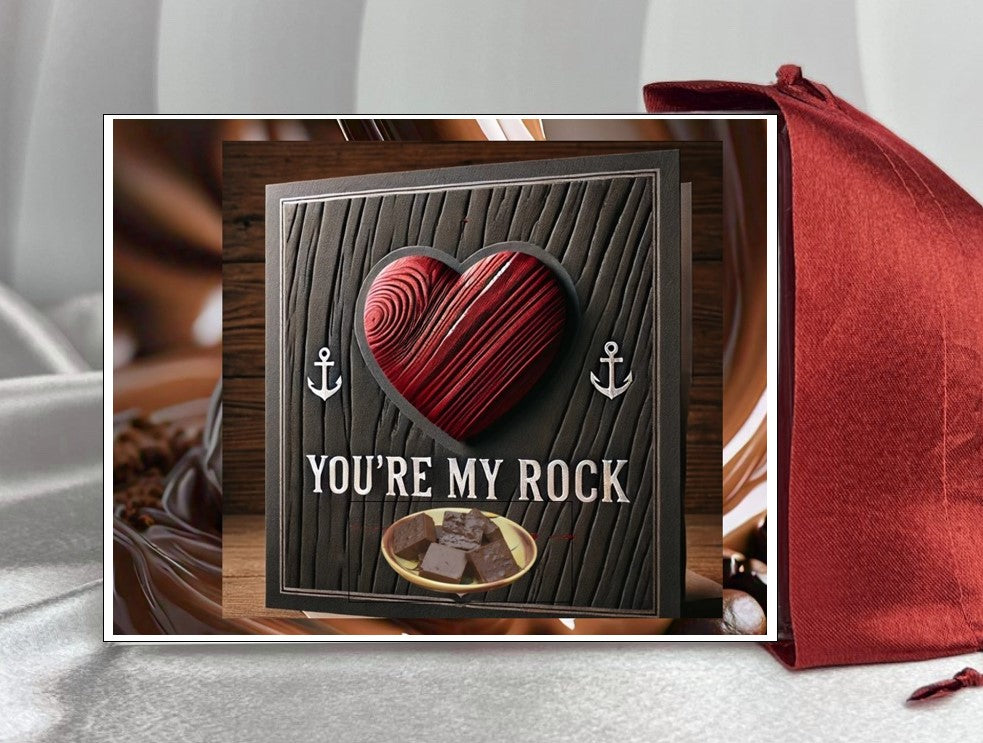 Valentine Chocolate Gift - 12 pc with Satin Pouch & photo