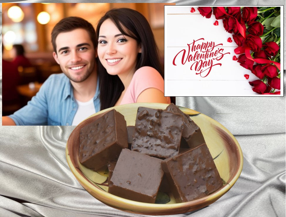 Valentine Chocolate Gift - 12 pc with Satin Pouch & photo